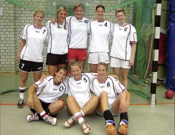 Das Frauenhandballteam der Ruhr-Universität.