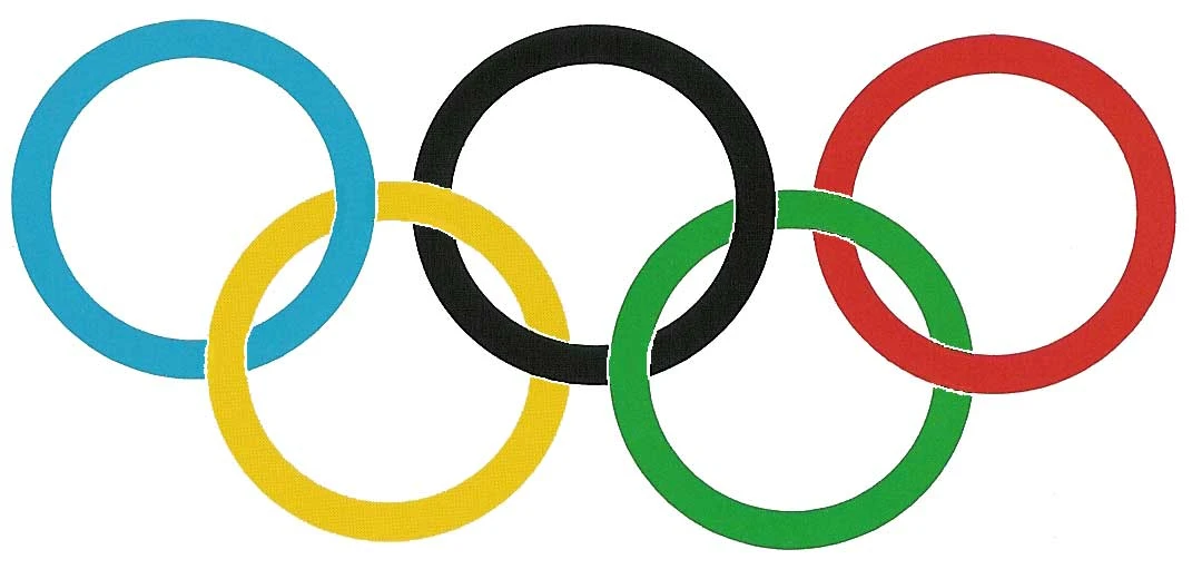 Die fünf olympischen Ringe