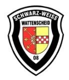 Logo: Schwarz-Weiß Wattenscheid 08 e. V.