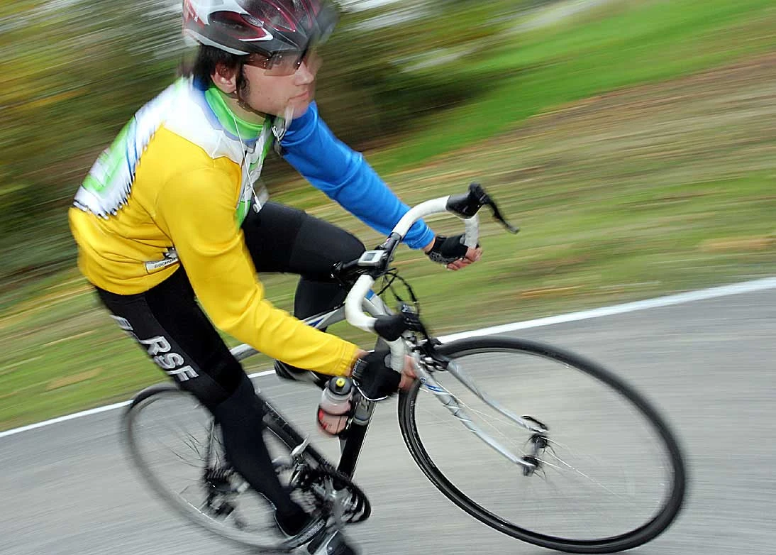 Radsportler auf Rennrad