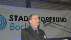 SSB-Vorstandsmitglied Jürgen Niedringhausen hielt die Laudatien auf Gerti Weimer und Heinz Fischer.