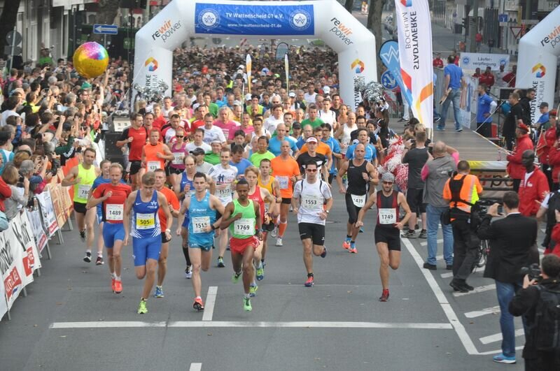 Start zum Stadtwerke-Halbmarathon