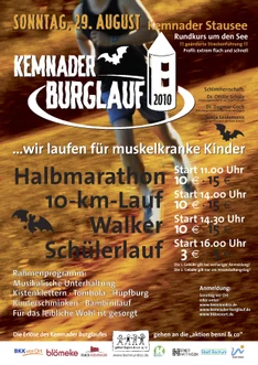 Plakat Kemnader Burglauf
