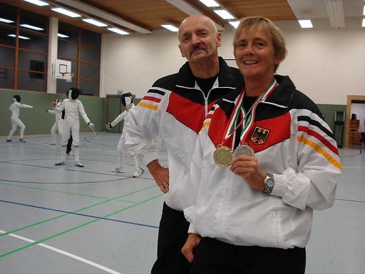 Medaillen für Kerstin Schwarzer