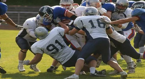 Getummel beim American Football