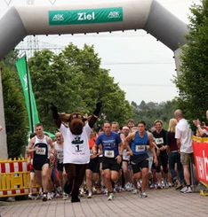 Zieleinlauf AOK-Firmenlauf