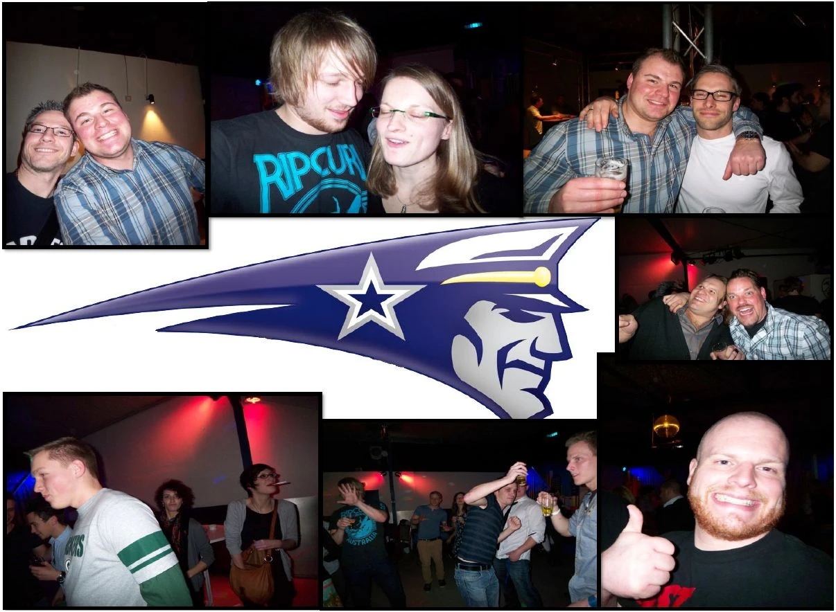 Partybilder-Collage der Bochum Cadets