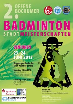 2. offene Bochumer Stadtmeisterschaften im Badminton 2012