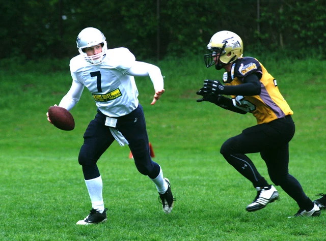Quarterback vor dem Pass