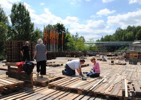 Kunstbaustelle Jahrhunderthalle