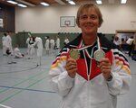 Kerstin Schwarzer; ihre eigenen Erfolge Europameisterschaften Moderner 4-Kampf der Masters 2012 (Györ, Ungarn): Silber im Einzel, Gold mit der Mannschaft