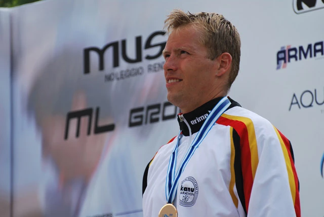 Mathias Ebhardt holte bei der Kanu-Weltmeisterschaft in Rom die Bronzemedaille.