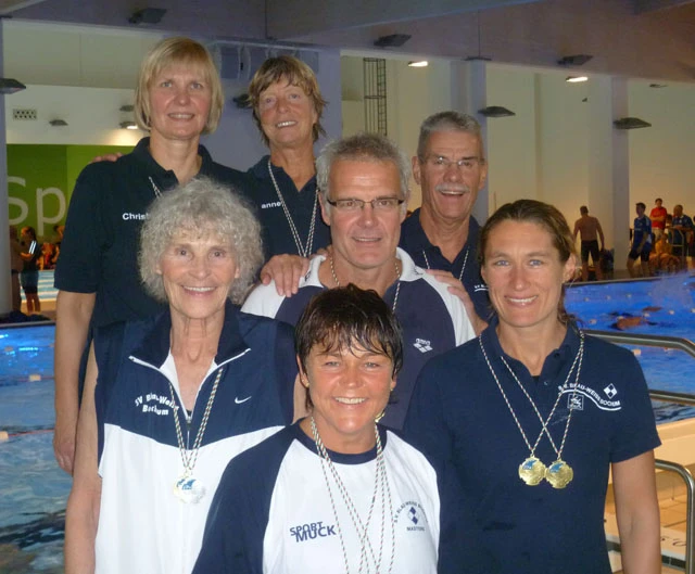 Masterschwimmmteam des Blau-Weiß Bochum