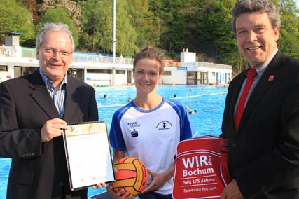 Elmar Stumpe, Linn Freisewinkel und Jürgen Dieberg.