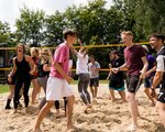 Jugendliche Beachvolleyball