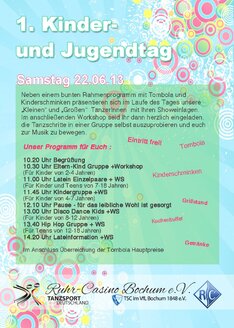 1.Kinder- und Jugendtag Ruhrcasino Bochum e. V.