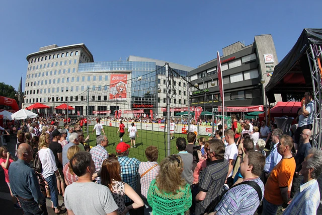 Sparkassenfußballfest in der Bochumer Cuty