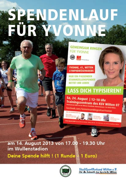 Plakat Spendenlauf