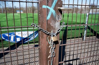 Sportplatz geschlossen