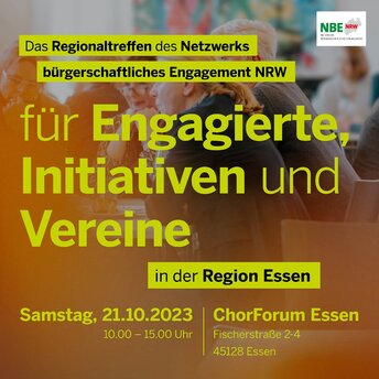 Regionaltreffen für alle Engagierten und Hauptamtlichen am 21.10.2023
