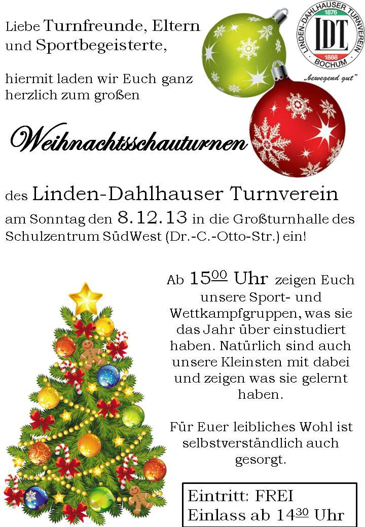 Plakat Schauturnen