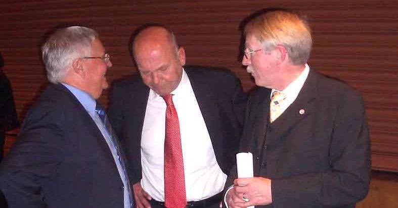 Dr. Theo Zwanziger und Volker Goldmann