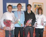 Die Sieger der U16-Klasse des Vermont-Pokals.