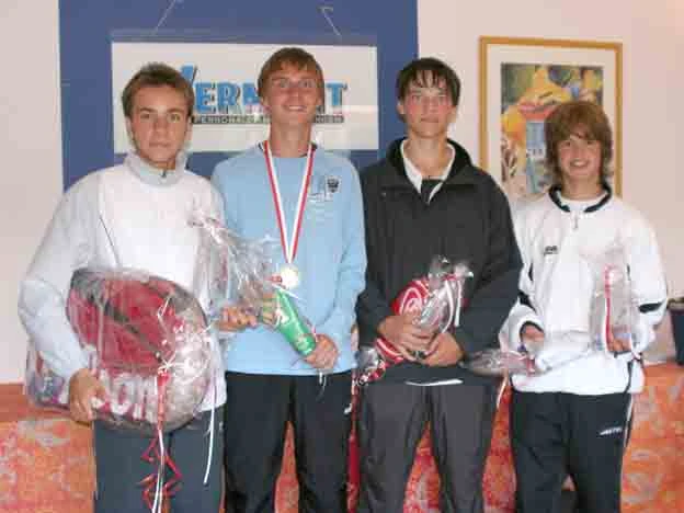 Die Sieger der U16-Klasse des Vermont-Pokals.