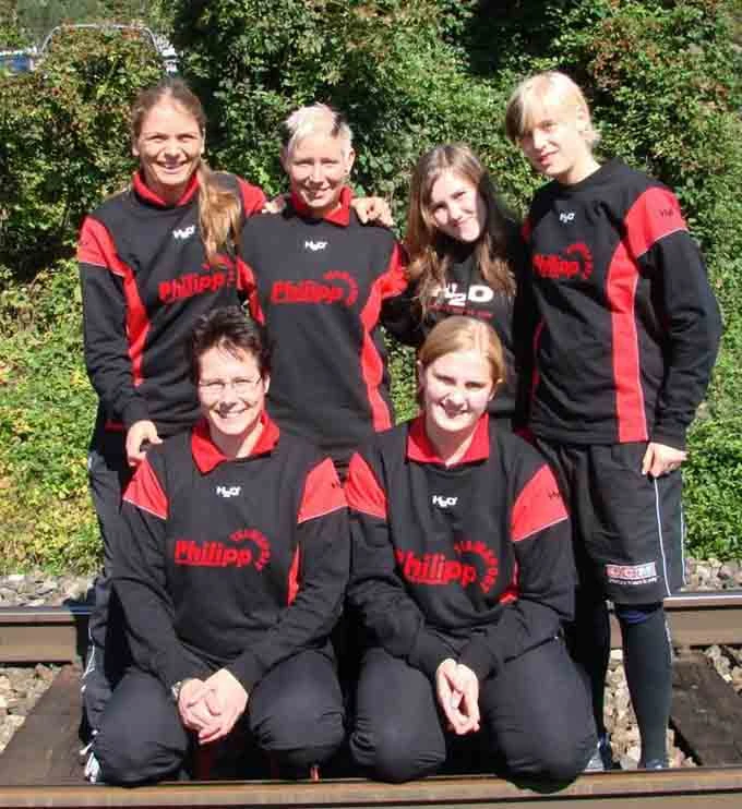 Die sechs Bochumerinnen, die den EM-Titel holten.