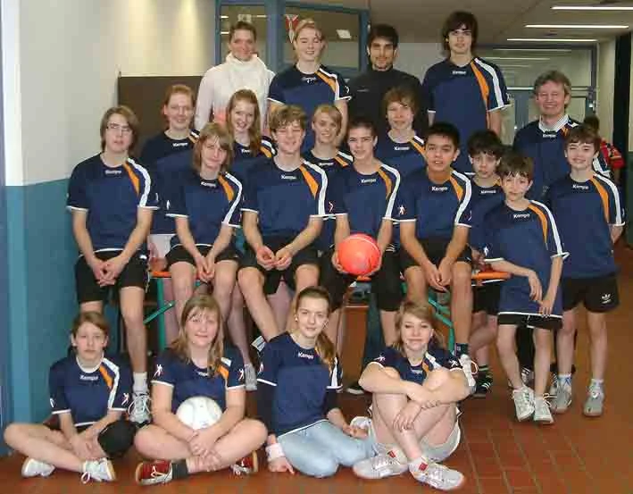 Jugendprellball-Teams des TV Frisch Auf Altenbochum.