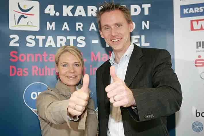 Gunda Niemann-Stirnemann und Frank Busemann
